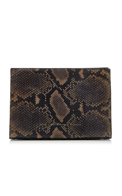 Chylak Mini Python-effect Leather Tote Bag In Animal