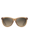 Maui Jim Glory Glory 56mm Polarizedplus2® Cat Eye Sunglasses In Cinnamon/hcl Bronze