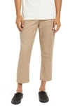 Obey Straggler Flooded Chino Pants In Khaki