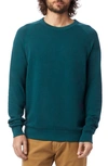 Alternative Champ Washed Terry Sweatshirt In Dark Teal