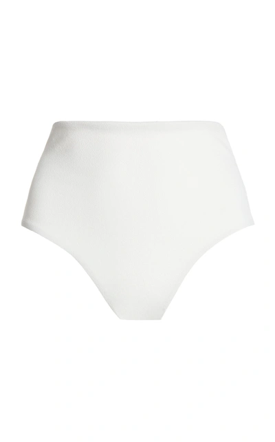 Matteau Women's High-rise Bikini Bottom In White,print