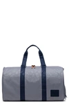 Herschel Supply Co Novel Duffle Bag In Grey/peacoat Bandana