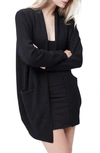 French Connection Sophia Long Cardigan In Black