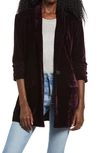 Endless Rose Velvet Blazer In Purple