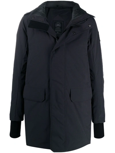 Canada Goose Brockton Parka In Blue