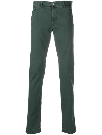 Jacob Cohen Bobby Chinos In Green