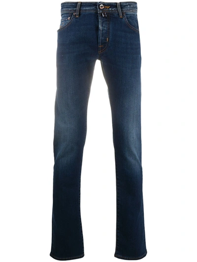 Jacob Cohen Straight Leg Jeans In Blue
