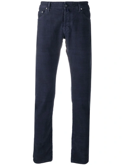 Jacob Cohen Low-rise Slim-fit Jeans In Blue