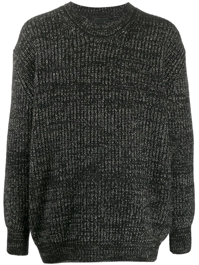 Ann Demeulemeester Black Wool Jumper