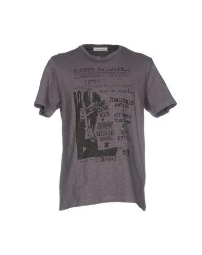Pierre Balmain T-shirts In Grey