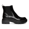 Rag & Bone Shaye Patent-leather Chelsea Boots In Black