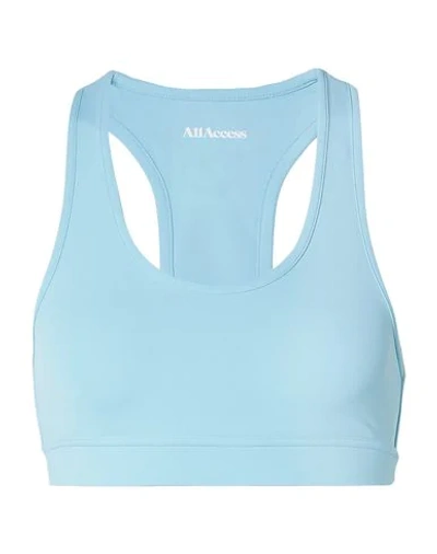 All Access Tops In Sky Blue