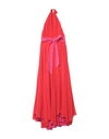 Hanita Long Dresses In Red