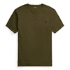 Polo Ralph Lauren Cotton Jersey V-neck T-shirt In Company Olive/c9760