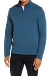 Bonobos Daily Grind Half Zip Pullover In Night Sky W/ Midnight Show