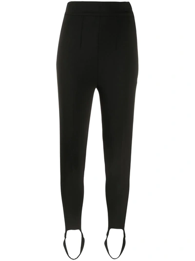 Isabel Marant Nanou Stretch-jersey Stirrup Leggings In Black