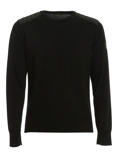 Belstaff Black Virgin Wool Sweater In Black