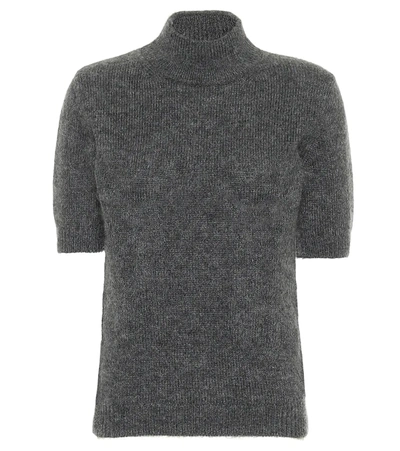 Fendi Cashmere And Mohair Sweater In Grey