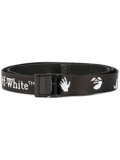 Off-white New Logo Classic Industrial Belt In Black