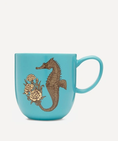 Avenida Home Seahorse Mug In Blue