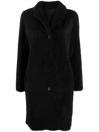 Sword 6.6.44 Single-breasted Fitted Coat In Black