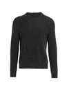 Atm Anthony Thomas Melillo Cashmere Donegal Fleck Slim Fit Sweater In Charcoal Donegal