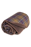 Barbour Fleece Dog Blanket In Classic/brown