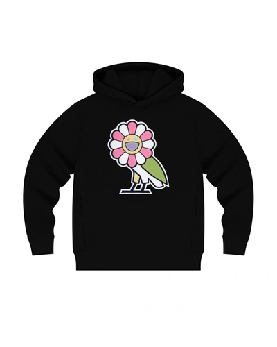 Pre-owned Takashi Murakami  X Ovo Surplus Flower Owl Hoodie Black