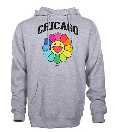 Pre-owned Takashi Murakami  Complexcon Chi Flower Hoodie Grey