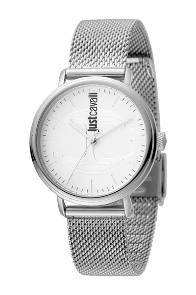 Just Cavalli Women's Stainless Steel Bracelet Watch In Grey