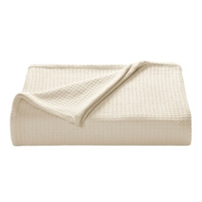 Tommy Bahama Home Tommy Bahama Bahama Coast Cotton Woven Blanket, King In Ecru