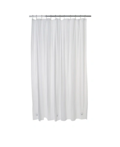 Bath Bliss Shower Curtain Liner Bedding In White