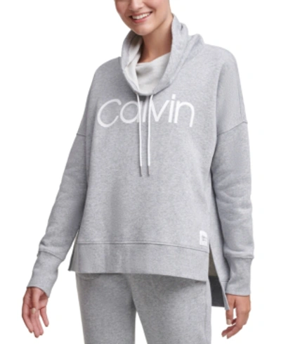 Calvin klein performance cowl neck sweatshirt hotsell