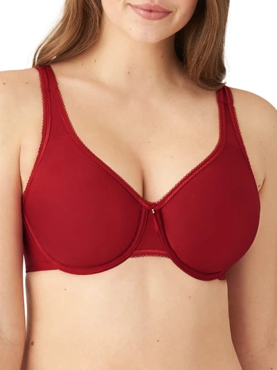 Wacoal Basic Beauty Full-figure Underwire Bra 855192, Up To H Cup In Rio