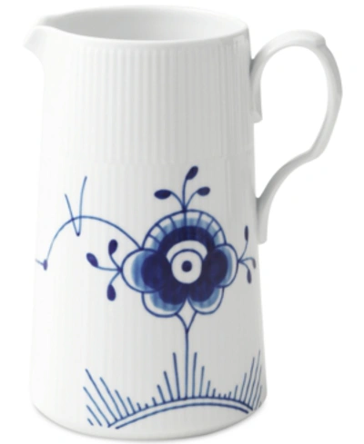 Royal Copenhagen Blue Fluted Mega 1.7-l Porcelain Modern Jug In Multi