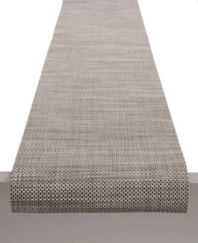 Chilewich Basketweave Runner In Oyster