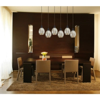 Elk Lighting Danica 3 Light Pendant In Oiled Bronze And Mercury Glass