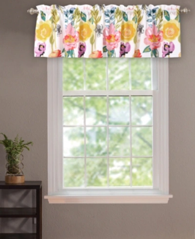 Greenland Home Fashions Watercolor Dream Window Valance In Multi