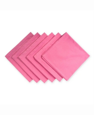 Design Imports Flamingo Napkin Set Of 6 In Pink