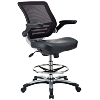 Modway Edge Drafting Chair In Black