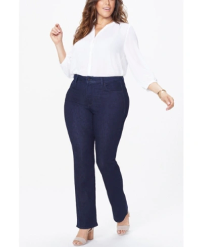 Nydj Plus Size Barbara Bootcut Jeans In Blue