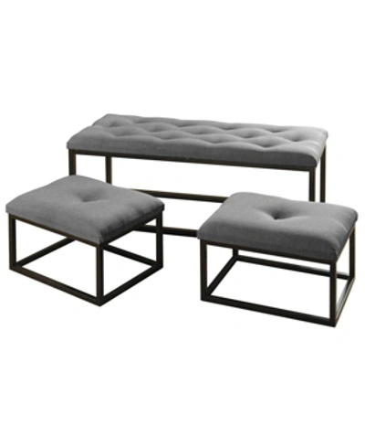 Stylecraft Parson Bench In Grey