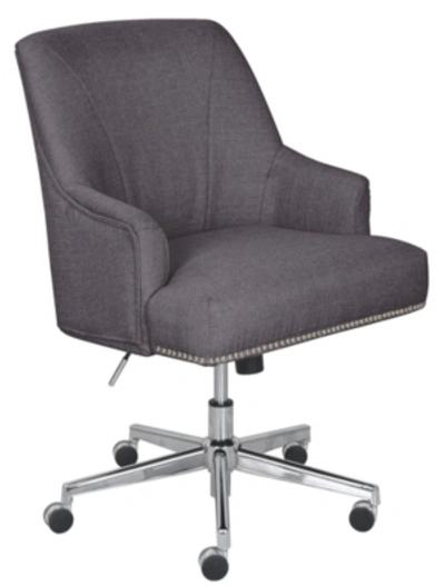 Serta Leighton Home Office Chair In Charcoal