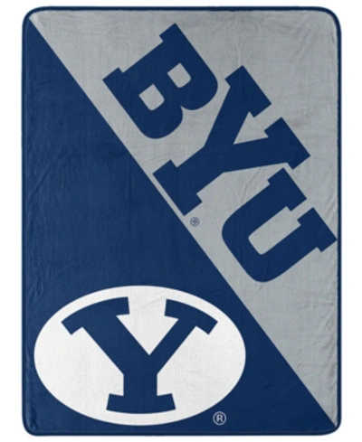 Northwest Company Brigham Young Cougars Micro Raschel Halftone Blanket In Assorted