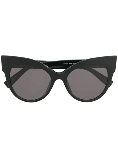 Max Mara Mm Anita Sunglasses In Black ModeSens