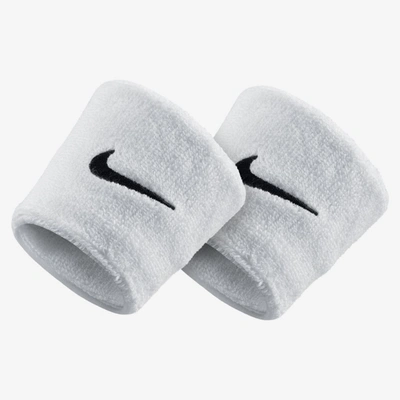 Nike Swoosh Wristbands In White