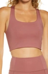 Girlfriend Collective Paloma Sports Bra In Plume