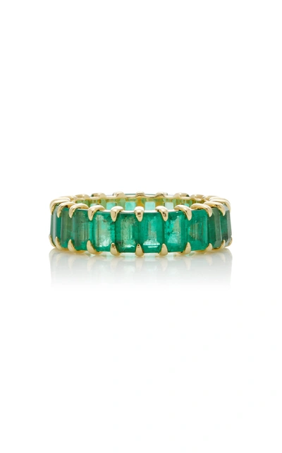 Ila Women's Harper 14k Gold Emerald Ring In Green