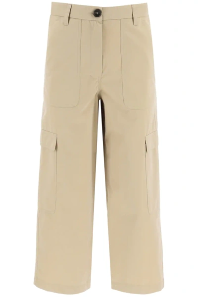 's Max Mara Cargo Trousers In Beige,brown