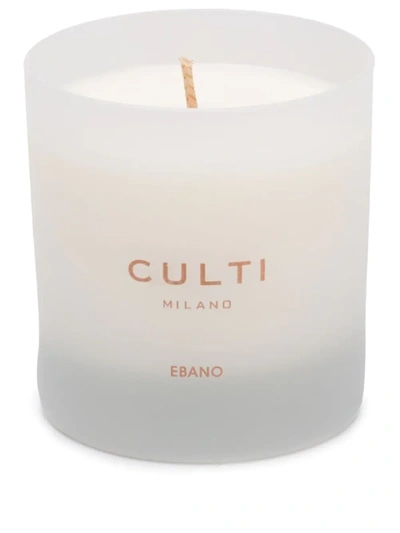 Culti Milano Ebano Candle (270g) In White